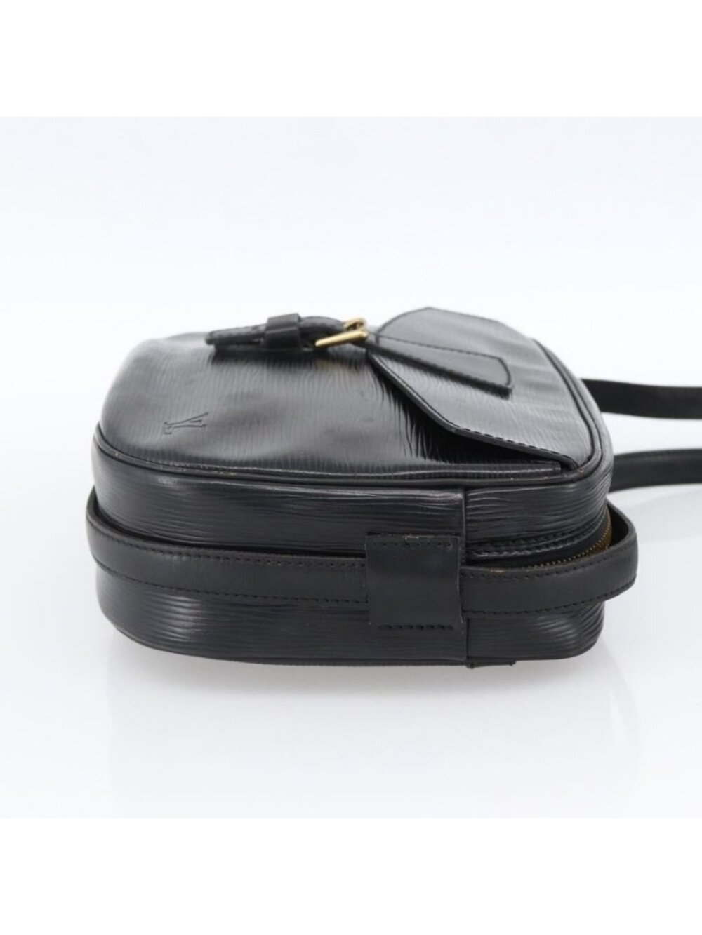 Authentic LOUIS VUITTON Epi Jeune Fille MM Shoulder Bag Black M52152 LV - Picture 11 of 16